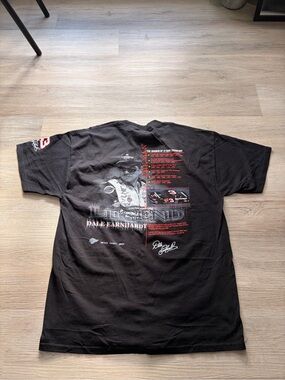 Dale Earnhardt Black Graphic Nascar Short-Sleeve Men's Shirt